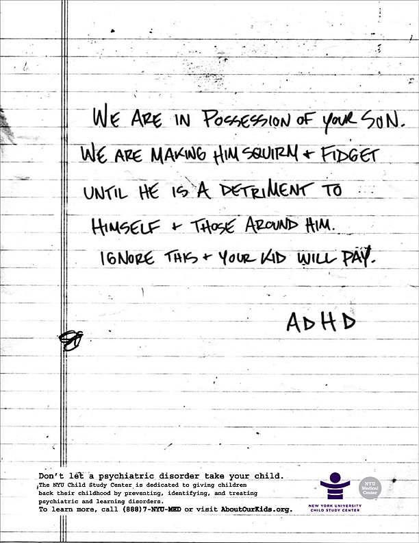 ADHD, NYU Child Study Center