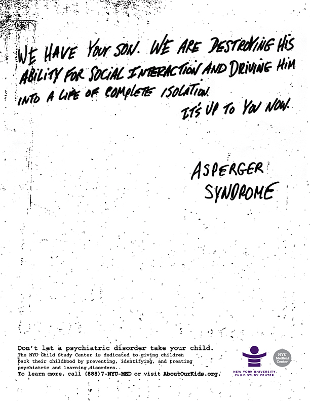 Asperger, NYU Child Study Center