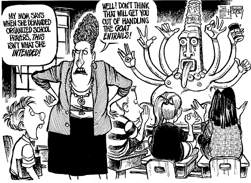 School Prayer, David Horsey