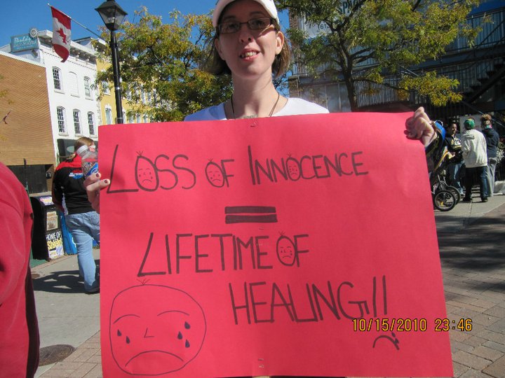 Loss of innocence = lifetime of healing