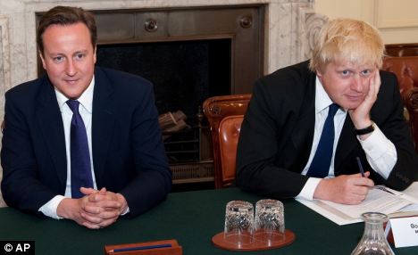 David Cameron and Boris Johnson