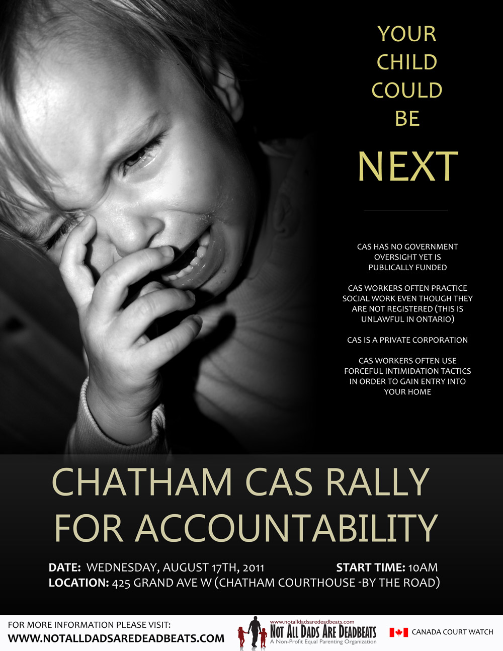 Chatham rally poster