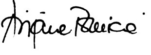 Arijana Tomicic signature