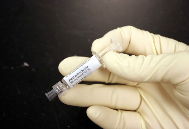 anthrax vial