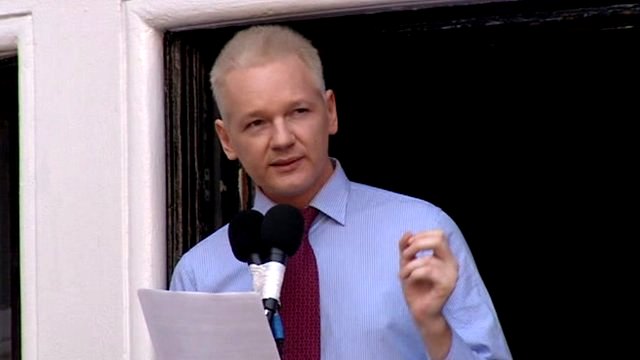 Julian Assange (BBC photo)