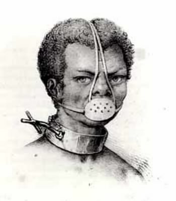 slave with muzzle