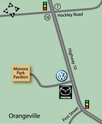 Map of Monora Park
