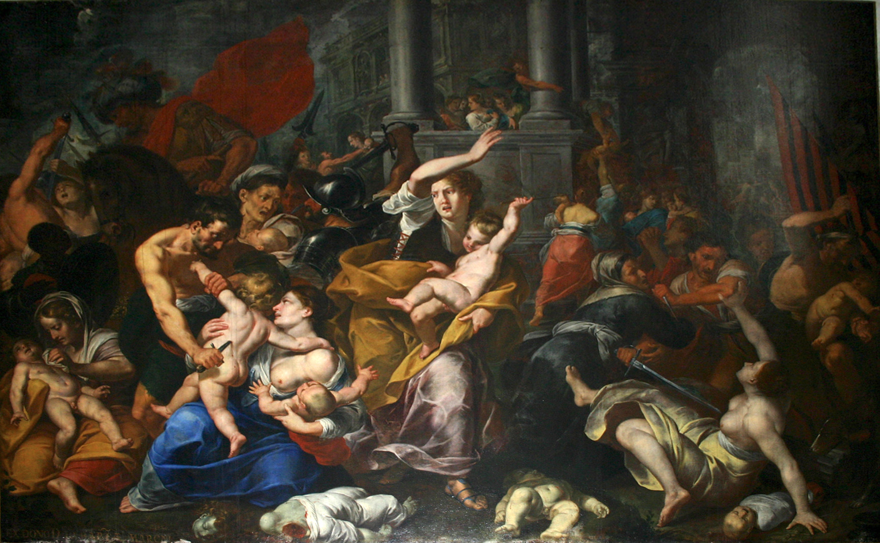 Massacre of the innocents - Giovanni Cristoforo Storer - c1645